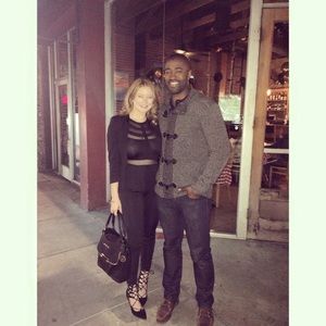 MOVING SALE!! Black mesh detail jumpsuit